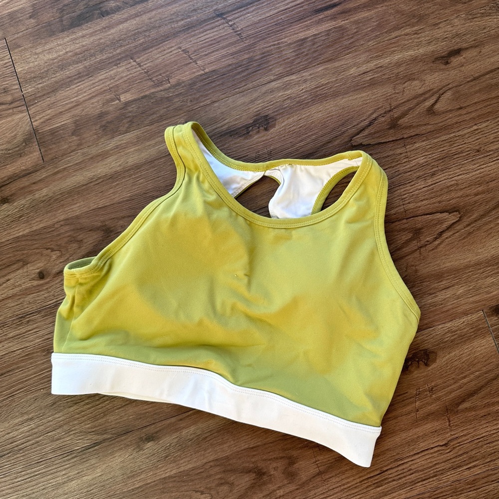 NVGTN Green sports bra top